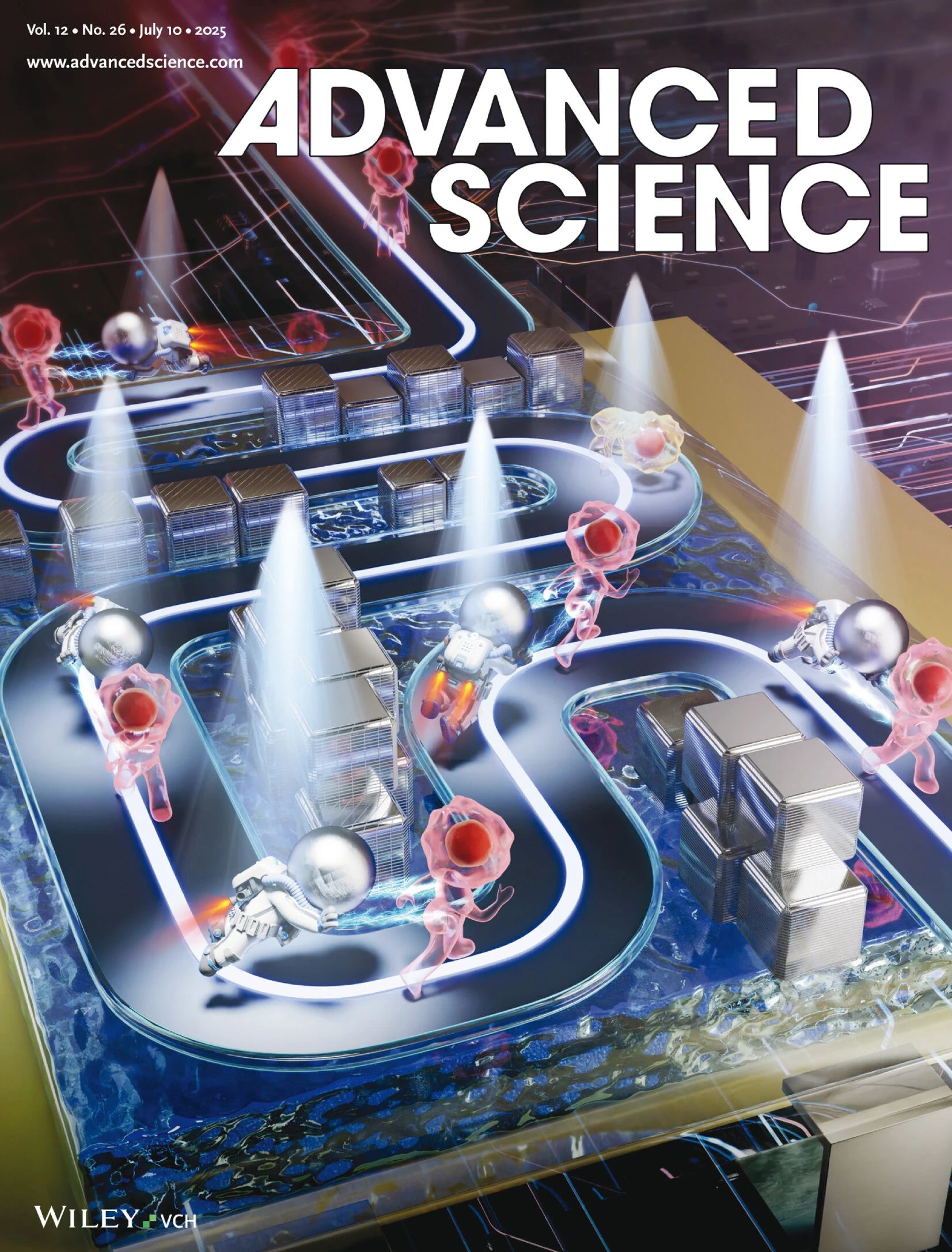 《Advanced Science》封面文章 | 微纳动力光电镊设备助力破解细胞操控损伤难题